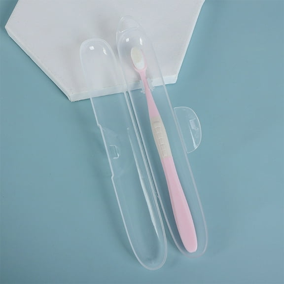 GOOHOCHY  12 Pcs Holder Transparent Travel Toothbrush Case Box