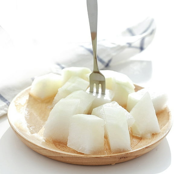 GOOHOCHY 12 Pcs Stainless Steel Fruit Fork Handle Serving Utensils Silver