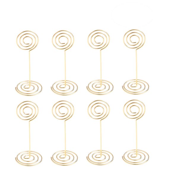 GOOHOCHY  12 Pcs Wedding Centerpieces Seat Holder Place Paper Menu Clips