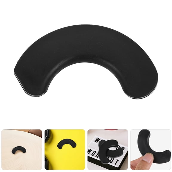 GOOHOCHY 12pcs Crescent Pads For Dumbbells Set Shock Absorbing And Protective Cushion Pads Ideal For Weight Lifting Fitness Equipment Gym Home Use