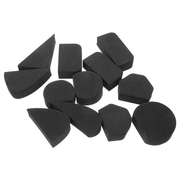 Mobutofu Black Sponge Pottery Mug Handle Mold for Home DIY Projects 12Pcs