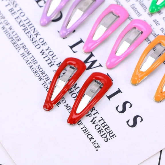 GOOHOCHY 14 Pcs Water Drop Clip Baby Clips for Hair Mini Claws Bobby Pins Child