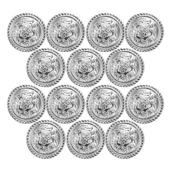 GOOHOCHY 14pcs Vintage Metal Blazer Buttons With British Style For Clothes Lightweight And Convenient Suit Coat Buttons For Sewing Buttons