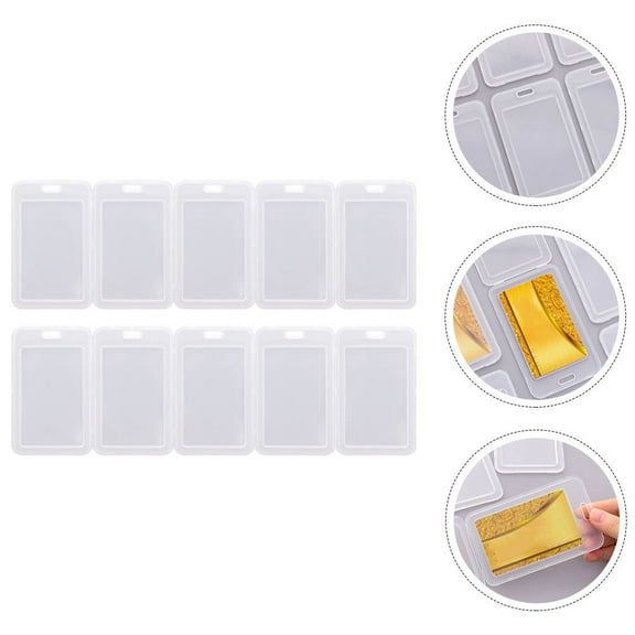 GOOHOCHY Multipurpose 15-Card Holder for Work, School, Bus Passes, Badge Holder with Stylish Design