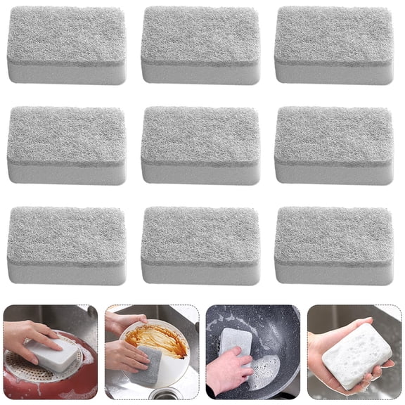Mobutofu Kitchen Dish Scrub Sponge Assorted Color Rich Bubbles 15Pcs 3.9x2.8x1In