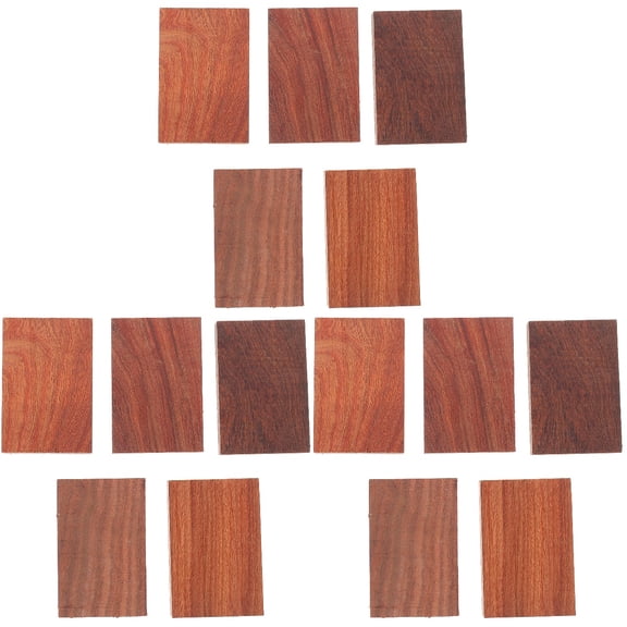 GOOHOCHY 15 pcs Engraving Wood Plates Wooden Pieces DIY Unfinished Painting Wooden Cutouts