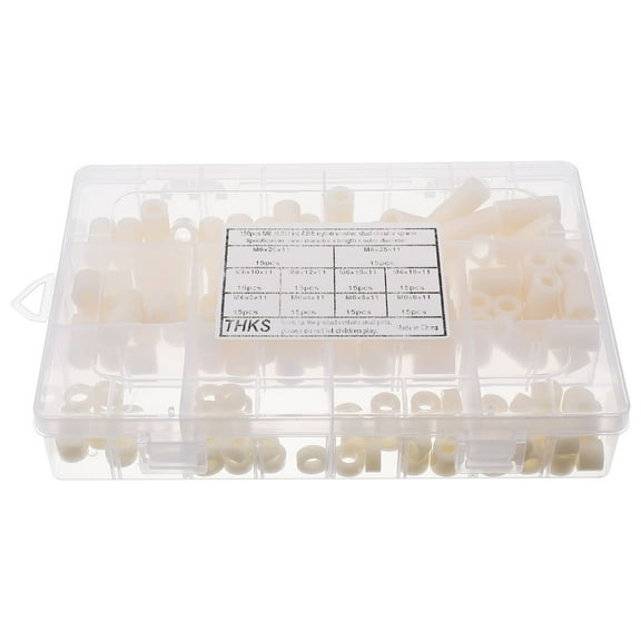 GOOHOCHY 150 Pcs Pads Spacers Nylon Washer Stud Screw Nut Assortment