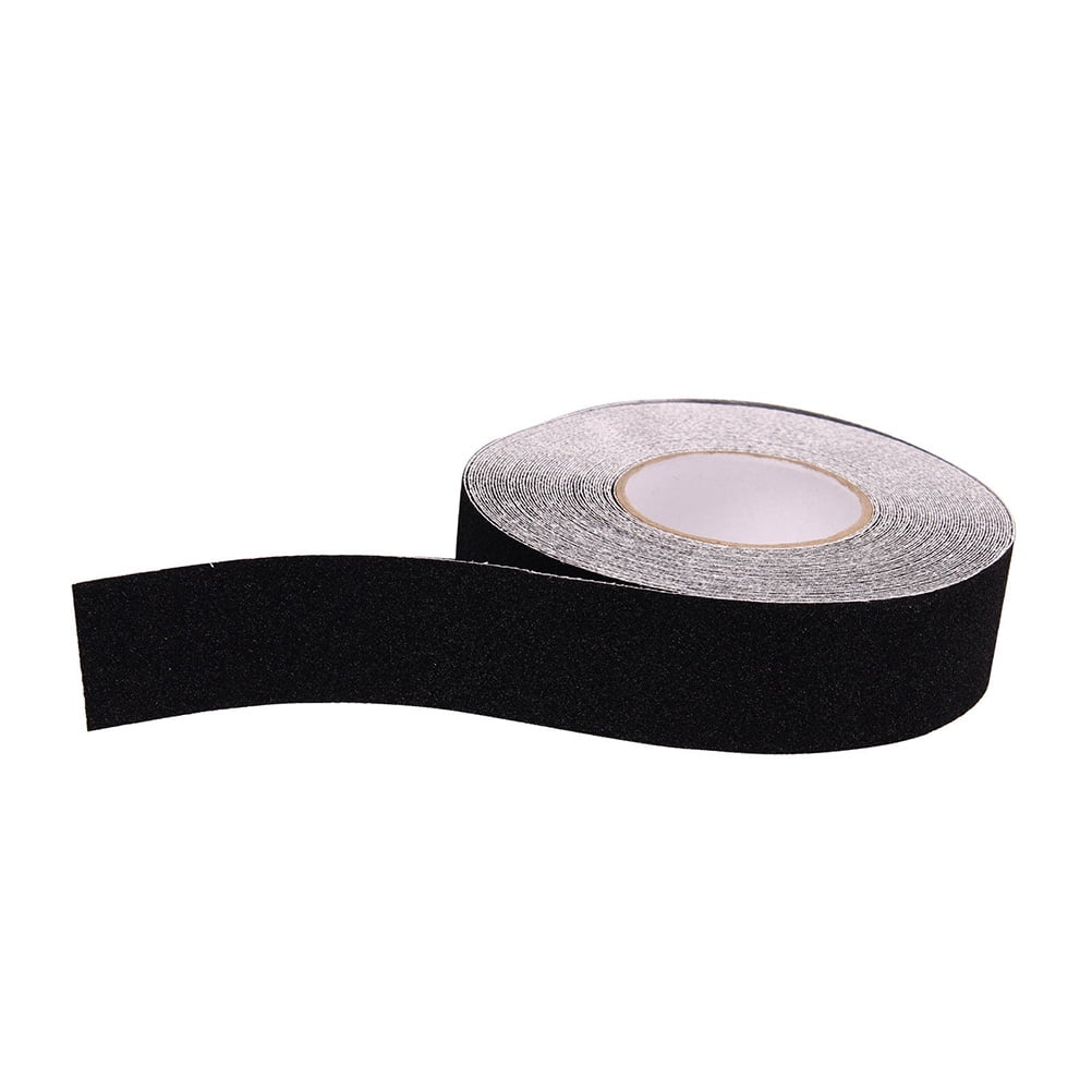 FUTUREORYY PVC Anti Slip Tape Black 1Pack For Treads