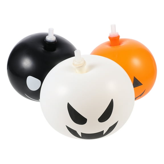 GOOHOCHY Pumpkin Balloons Halloween Theme Party Balloons 15Pcs 7.5X7.5X6.7In