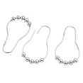 thumbnail image 1 of GOOHOCHY 16 Pcs Curved Shower Curtain Hook Bathroom Essentials 7X3.8cm Silver, 1 of 8