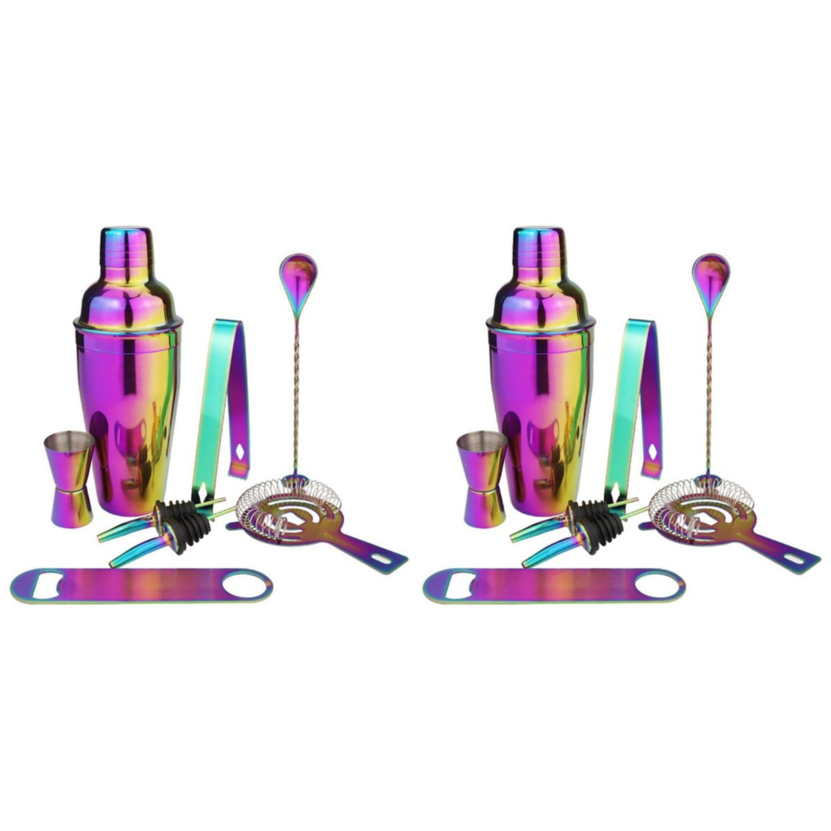 GOOHOCHY 16 Pcs in 1 Set Stainless Steel 750ML Cocktail Shaker — free download