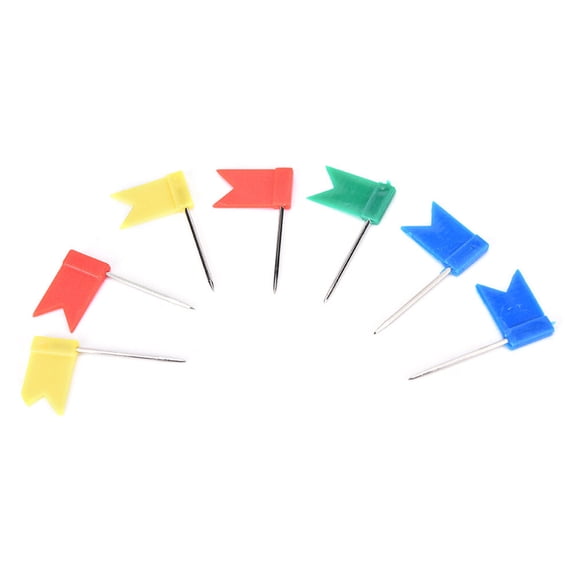 GOOHOCHY 160 Pcs Red Flag Nail I-Nail Europe Map Markers USA