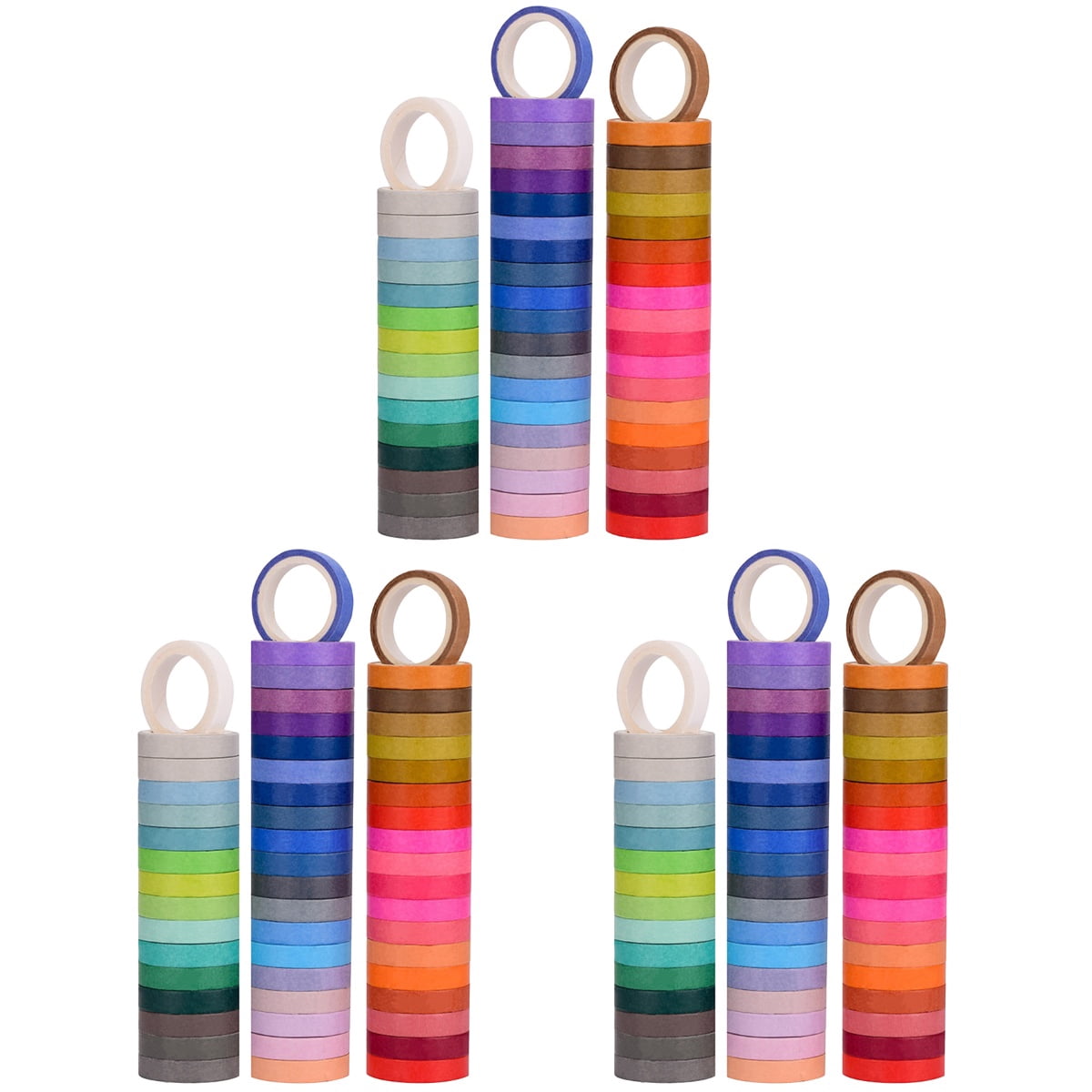 GOOHOCHY 180 Rolls  Creative Washi Paper Tapes Stylish Decorative Stickers Lovely Tape Gift Packaging Tape for DIY