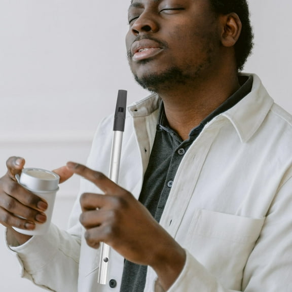 GOOHOCHY 1Pack Beginner-Friendly Metal Clarinet for Kids and Students in Black