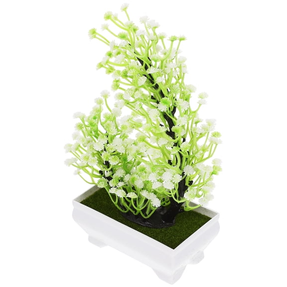 GOOHOCHY 1Pack Faux Bonsai Safe and Gentle Materials for Windowsill Landscape Enhancement in Assorted Color