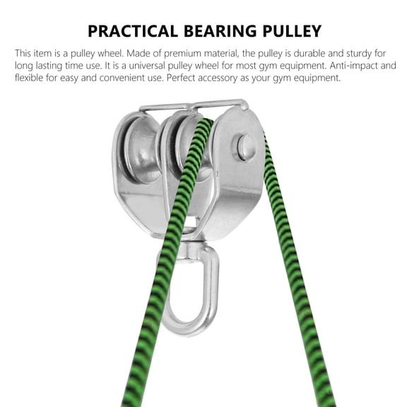 GOOHOCHY 1Pack Flexible Gym Pulley for Garage Installation Pulley System Gym