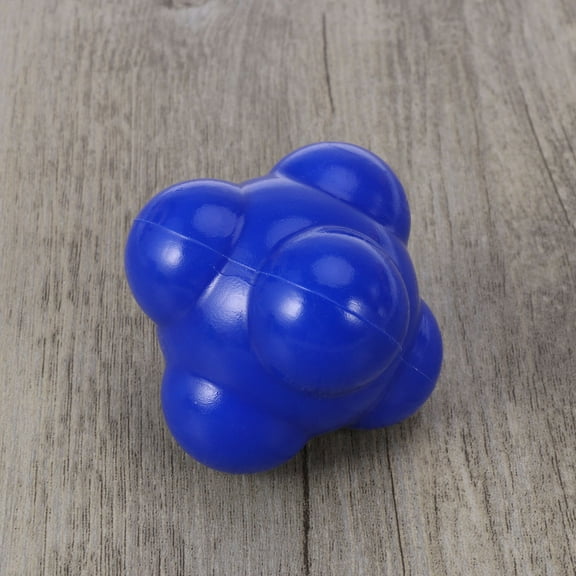 GOOHOCHY 1Pack Hand Eye Coordination Training Tool Blue Hexagonal 5.8X5.8X5.8In