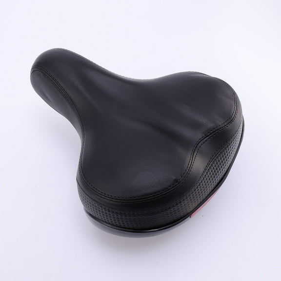 GOOHOCHY 1Pack Padded Saddle Cover for Bike with Black Wide Rear Pad and Double Spring Steel Base