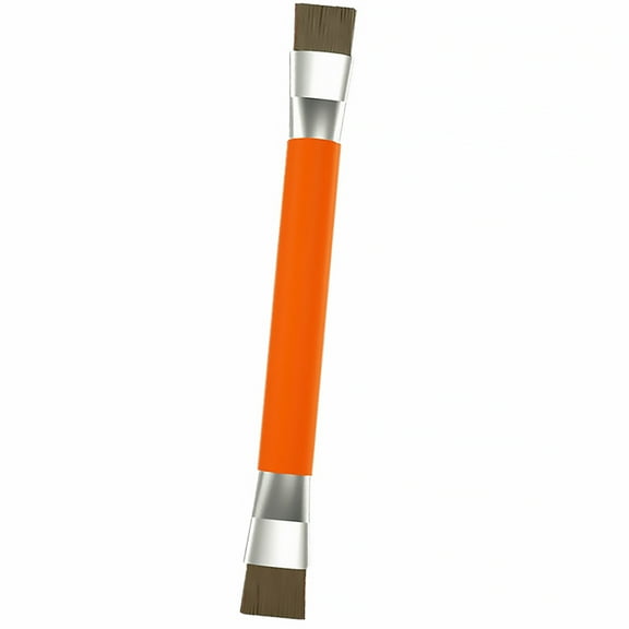 GOOHOCHY Double Head Design Cleaning Brush Bristles 1Set Yellow