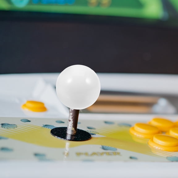GOOHOCHY White Replacement Game Stick for Joystick with Feedback and Smooth Control Handling