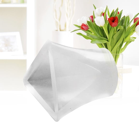 GOOHOCHY 1Pack Silicone Molds for Resin Triangular Pyramid White Crafting