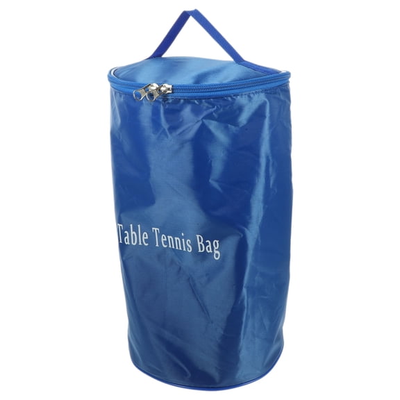 GOOHOCHY 1Pack Table Tennis Pouch In Blue Color For Home Use And Travel Drawstring Storage Bag