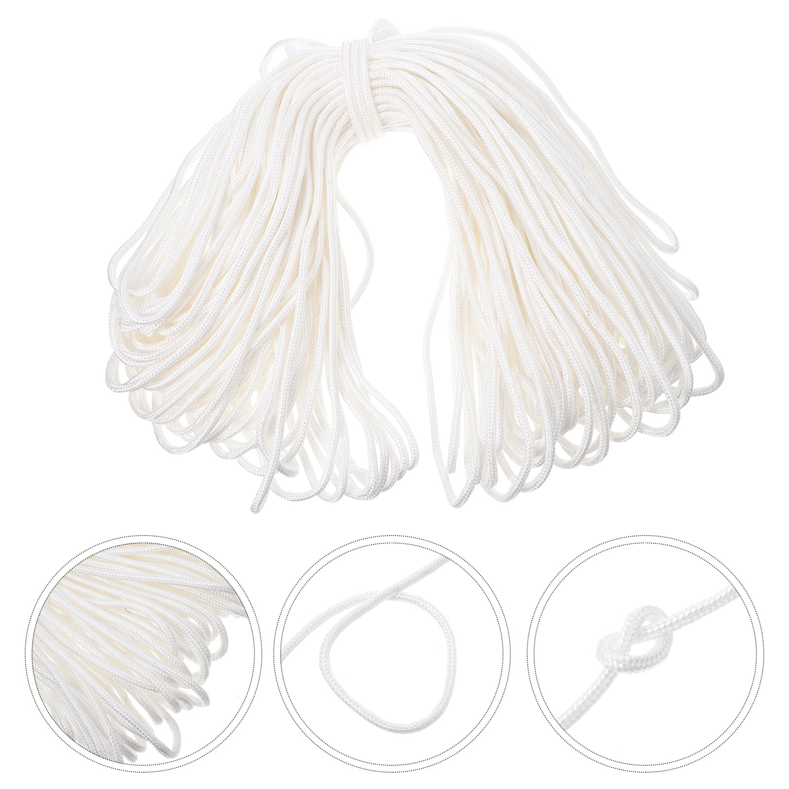 FUTUREORYY Cotton Flag Pole Halyard Rope for Outdoor Use, Lifting Cord ...