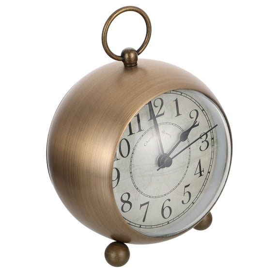 GOOHOCHY 1Pc Aesthetic Clock Round with Luminous Function for Office 4.32X3.93X2.36in