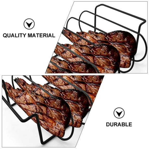 GOOHOCHY 1Pc Barbecue Rack Versatile Stand for Grilling Steak and Chicken
