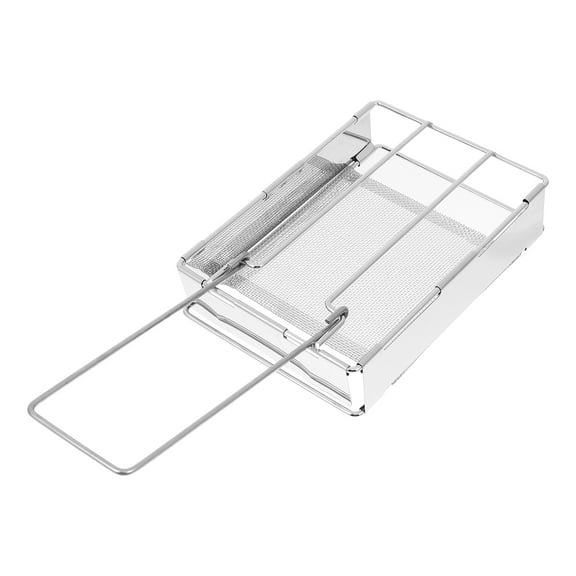 Mobutofu Barbecue Rack Silver 1Pc 6.48X4.32X1.57Inch Stainless Steel