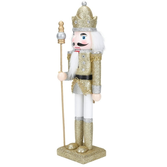 HONMEET Yungluner Golden Nutcracker Figurine Holiday Season Home Decor