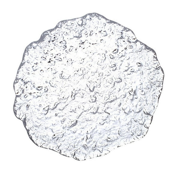 GOOHOCHY 1Pc Hotel Dinner Plate Party Food Serving Dish Household Tableware Glass Dish