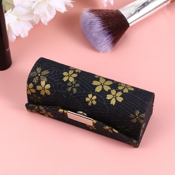 GOOHOCHY 1Pc Lipstick Storage Box Lip Gloss Organizing Bag Cosmetics Packing Holder Makeup Storage Case for Female