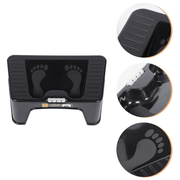 FUEENIRVA Bathroom Foot Stool Plastic Bearing Ability Footrest for Adults Bathroom Use 1Pack