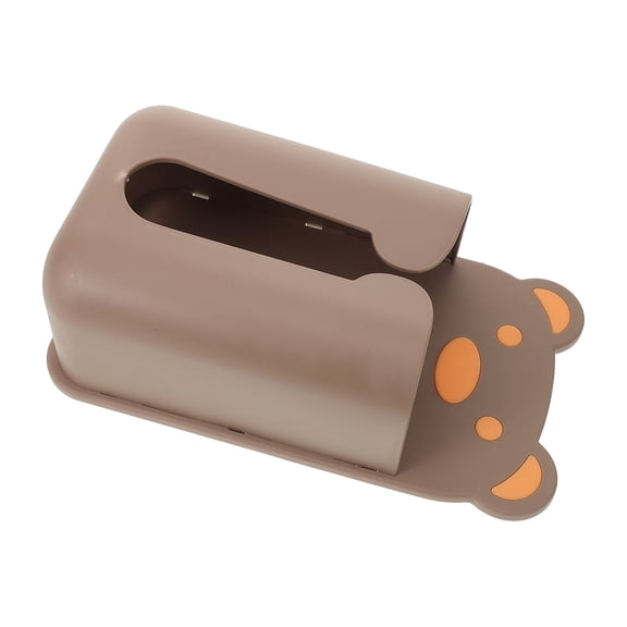 GOOHOCHY Wall Mounted Tissue Dispenser Box Bear Shape Simple and Elegant Design 1Pack