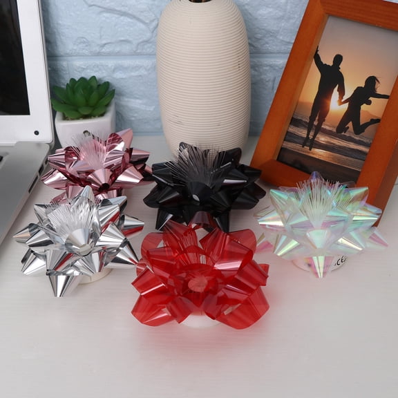 GOOHOCHY 1Pcs Fiber Optic Flower Lamp Colorful Lamp Plastic Material For Home Office 9x3.5x1.9in