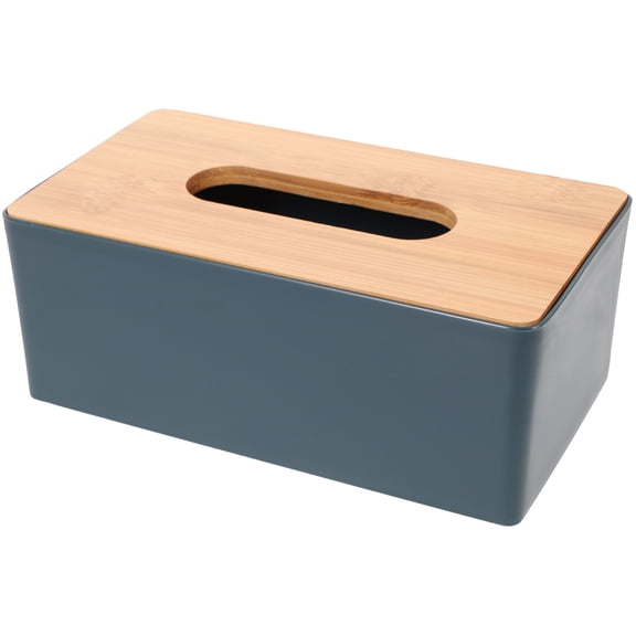 GETAJGHSD Tissue Box Cover Rectangular Tissue Box Wooden 1Pack