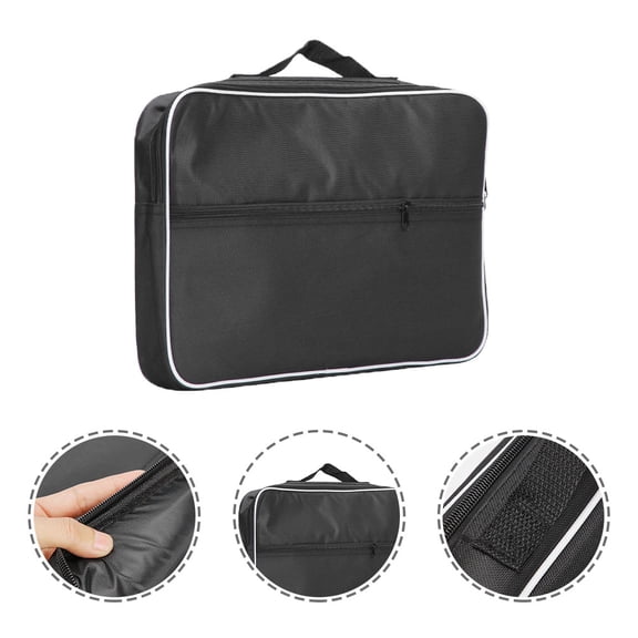 GOOHOCHY Harp Padded Case Black Polyester 1Pcs 16.11X11.79X2.75Inch