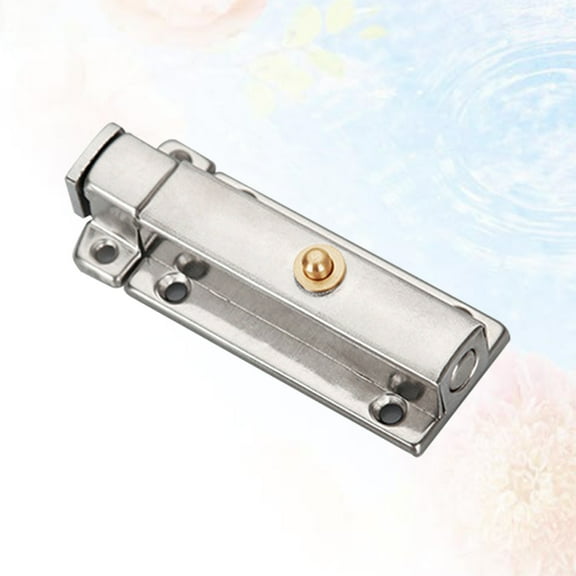 GOOHOCHY 1Pcs Low Profile Bar Latch for Gate Latches in Silver 7.9x3x3cm