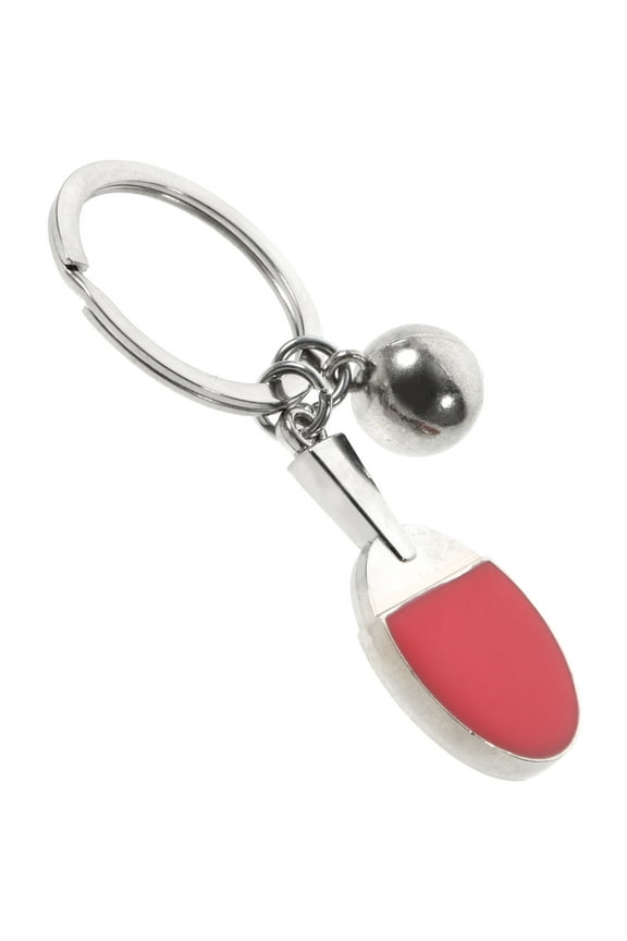 1Pcs Memory Keychain in Red with Zinc Alloy for Party Favor 6.2x2.8x0.2in