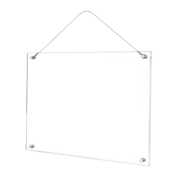 Mobutofu Clear Acrylic Certificate Frame 13.2x9.3in Transparent Display for Home Office Decor 1 Pack Present