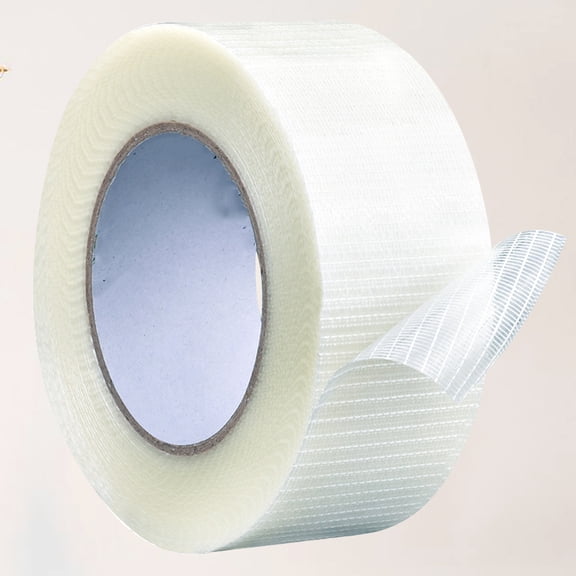 GOOHOCHY 1Pcs Recyclable Fiberglass Tape for Heavy Duty Shipping 984.3x3.1in