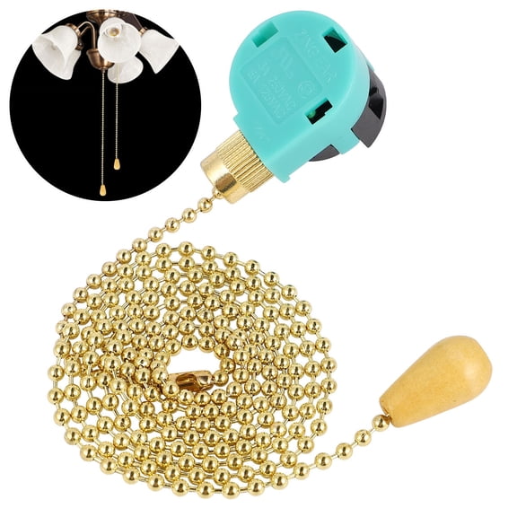 GOOHOCHY Ceiling Fan Pull Chain Decorative Green 1Pack 4.3x1x0.8in