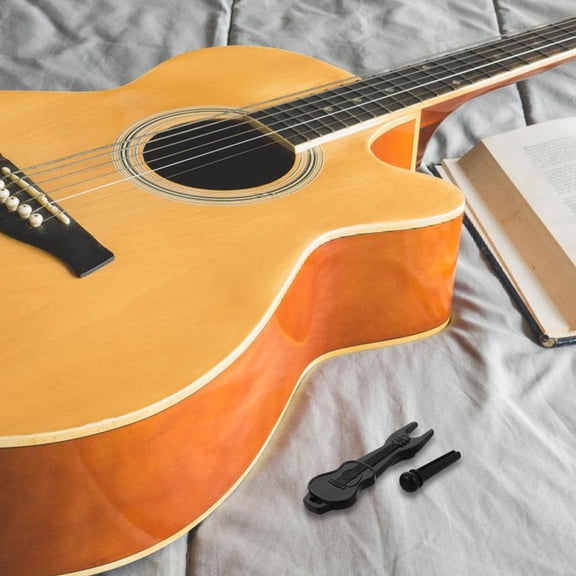 GOOHOCHY Acoustic Guitar Bridge Pins Set with Slotted Ends, Includes Guitar Pegs and Pin Puller Tool for Easy String Change