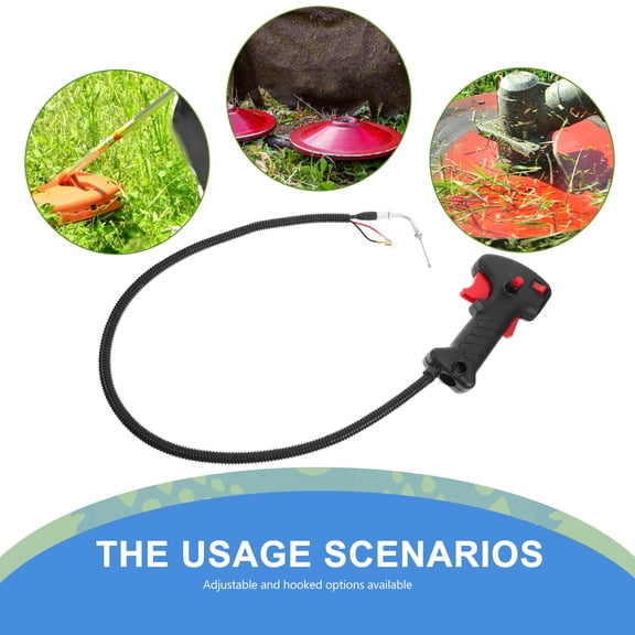 GOOHOCHY Trimmer Handle Abs Black Adults 1Set 40.09X3.93X1.18in