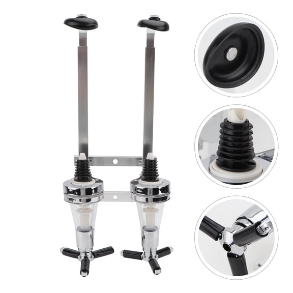 GOOHOCHY Aluminum Alloy Liquor Dispenser Set for Home & Kitchen with Spill Control and Waste Reduction Features