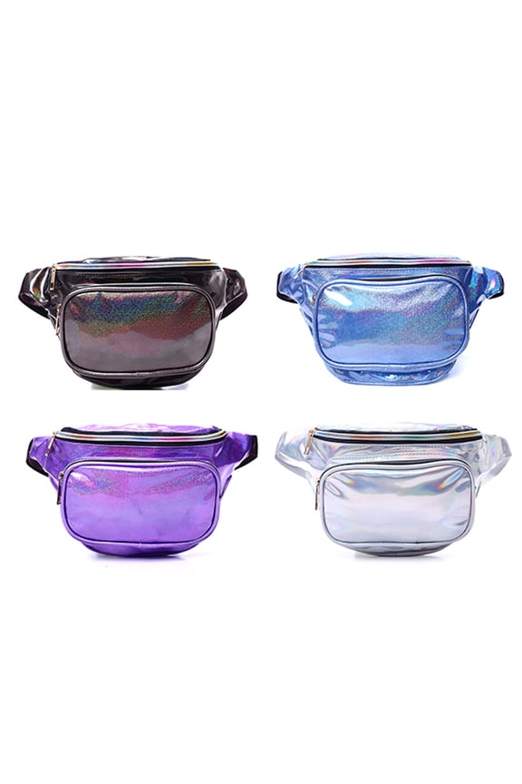 1Set Crossbody Bum Bag for Women with Reflective and Storage Functions