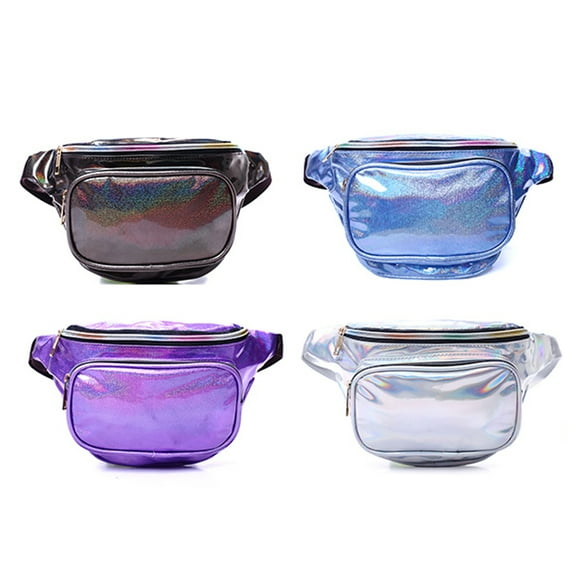 GOOHOCHY 1Set Crossbody Bum Bag for Women with Reflective and Storage Functions