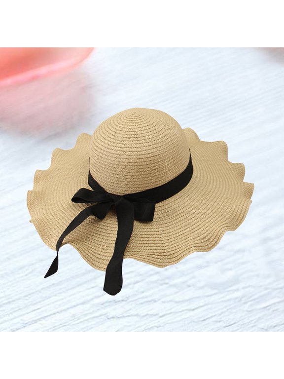 Portable Lightweight Beige Sun Hat for Women Cruise Boating