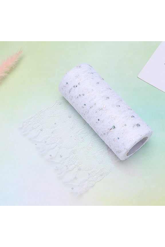 1Set Tulle Roll 15cm x 3.9in for Table Decor and Festival Parties